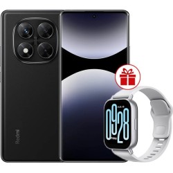 Xiaomi Redmi Note 14 Pro 12GB/512GB международная версия (черный) + умные часы Xiaomi Redmi Watch 5 Active (серебристый) по акции