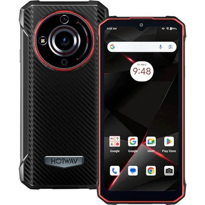 Hotwav T7 4GB/128GB (черный/красный)