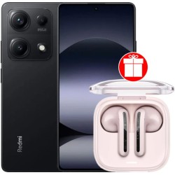 Xiaomi Redmi Note 14S 8GB/256GB международная версия (полуночный черный) + наушники Xiaomi Redmi Buds 6 Active (розовый) по акции