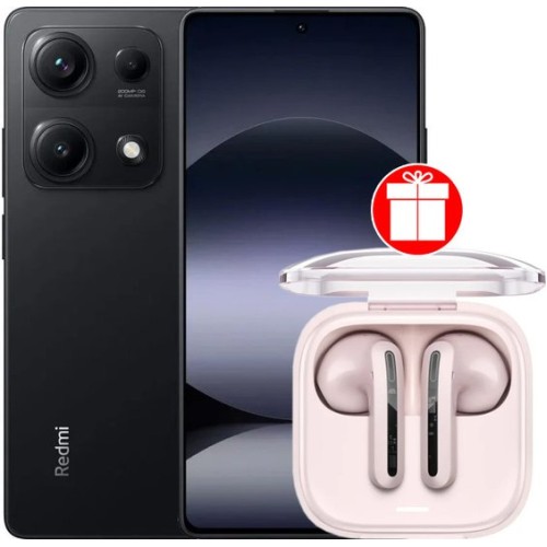 Xiaomi Redmi Note 14S 8GB/256GB международная версия (полуночный черный) + наушники Xiaomi Redmi Buds 6 Active (розовый) по акции Xiaomi Redmi Note 14S 8GB/256GB международная версия (полуночный черный) + наушники Xiaomi Redmi Buds 6 Active (розовый) по акции