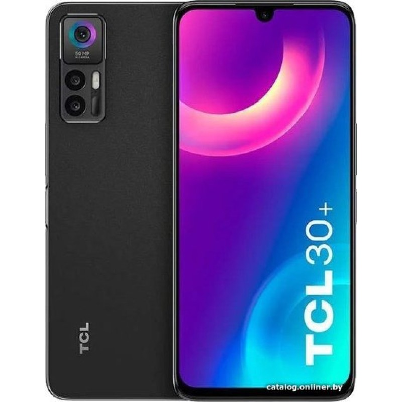TCL 30+ T676K 4GB/128GB (черный)