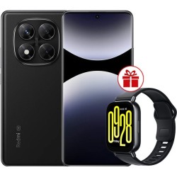 Xiaomi Redmi Note 14 Pro 5G 12GB/256GB международная версия (черный) + умные часы Xiaomi Redmi Watch 5 Active (черный) по акции