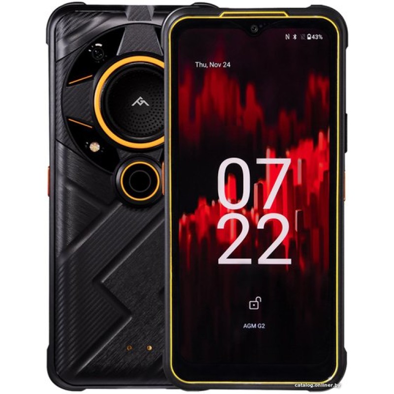 AGM Glory G2 8GB/256GB (черный/оранжевый)