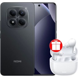 Xiaomi Redmi Note 15 Pro 12GB/256GB международная версия (черный металл) + наушники Xiaomi Redmi Buds 6 Lite (белый) по акции