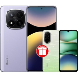 Xiaomi Redmi Note 14 Pro+ 5G 12GB/512GB международная версия (фиолетовый) + Xiaomi Redmi A5 3GB/64GB (зеленое озеро) по акции