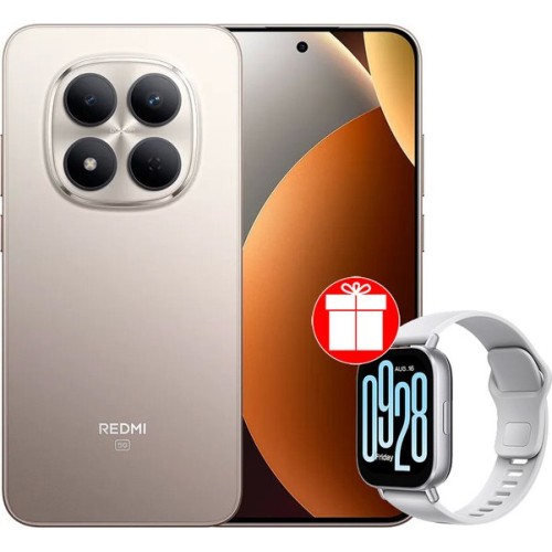 Xiaomi Redmi Note 15 Pro 5G 8GB/256GB международная версия (титановый) + умные часы Xiaomi Redmi Watch 5 Active (серебристый) по акции