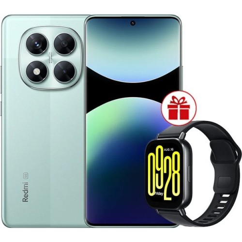 Xiaomi Redmi Note 14 Pro 5G 12GB/256GB международная версия (зеленый) + умные часы Xiaomi Redmi Watch 5 Active (черный) по акции Xiaomi Redmi Note 14 Pro 5G 12GB/256GB международная версия (зеленый) + умные часы Xiaomi Redmi Watch 5 Active (черный) по акции