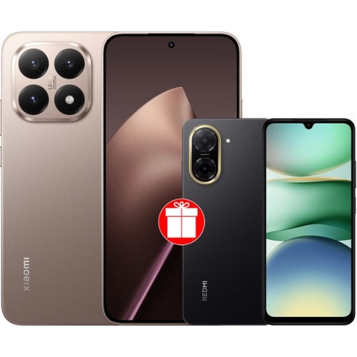 Xiaomi 15T 12GB/512GB международная версия (розовое золото) + Xiaomi Redmi A5 4GB/128GB (полуночный черный) по акции