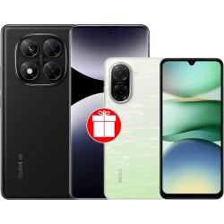 Xiaomi Redmi Note 14 Pro 5G 12GB/256GB международная версия (черный) + смартфон Xiaomi Redmi A5 3GB/64GB (зеленое озеро) по акции
