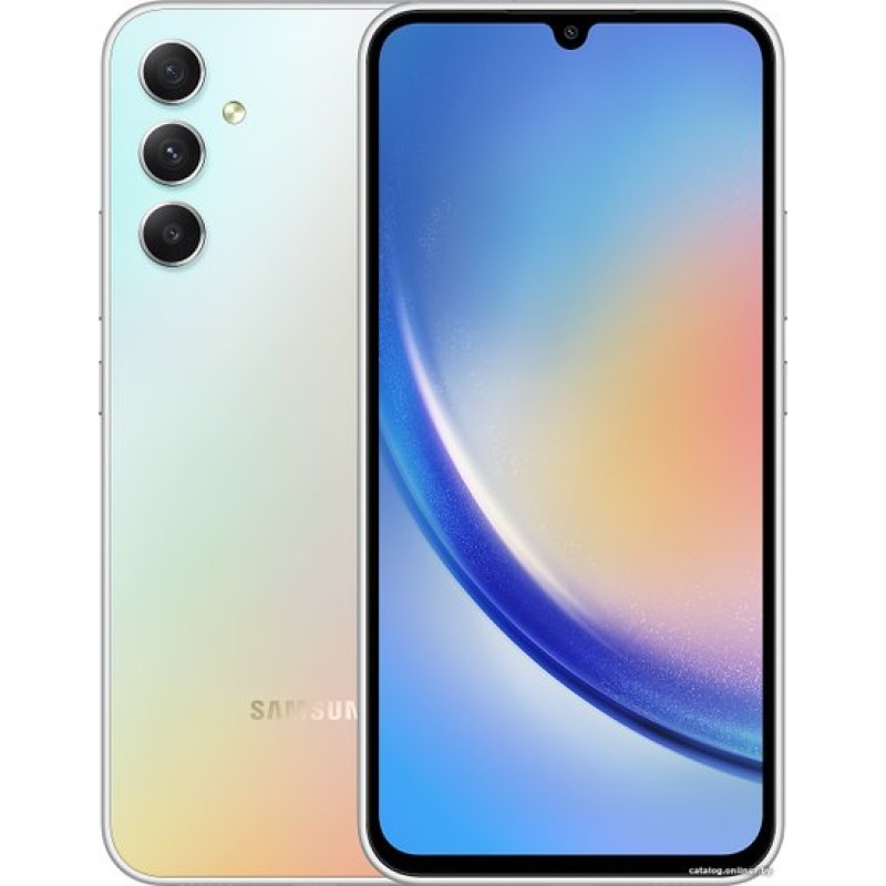 Samsung Galaxy A34 5G SM-A346E/DSN 8GB/128GB (серебристый)