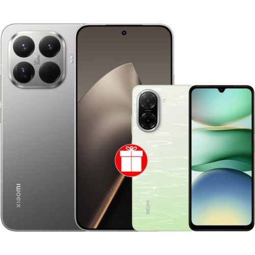 Xiaomi 15T Pro 12GB/256GB международная версия (серый) + Xiaomi Redmi A5 4GB/128GB (зеленое озеро) по акции