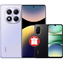 Xiaomi Redmi Note 14 Pro 12GB/512GB международная версия (фиолетовый) + Xiaomi Redmi A5 3GB/64GB (полуночный черный) по акции