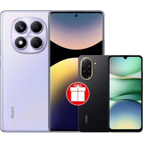 Xiaomi Redmi Note 14 Pro 8GB/256GB международная версия (фиолетовый) + Xiaomi Redmi A5 3GB/64GB (полуночный черный) по акции