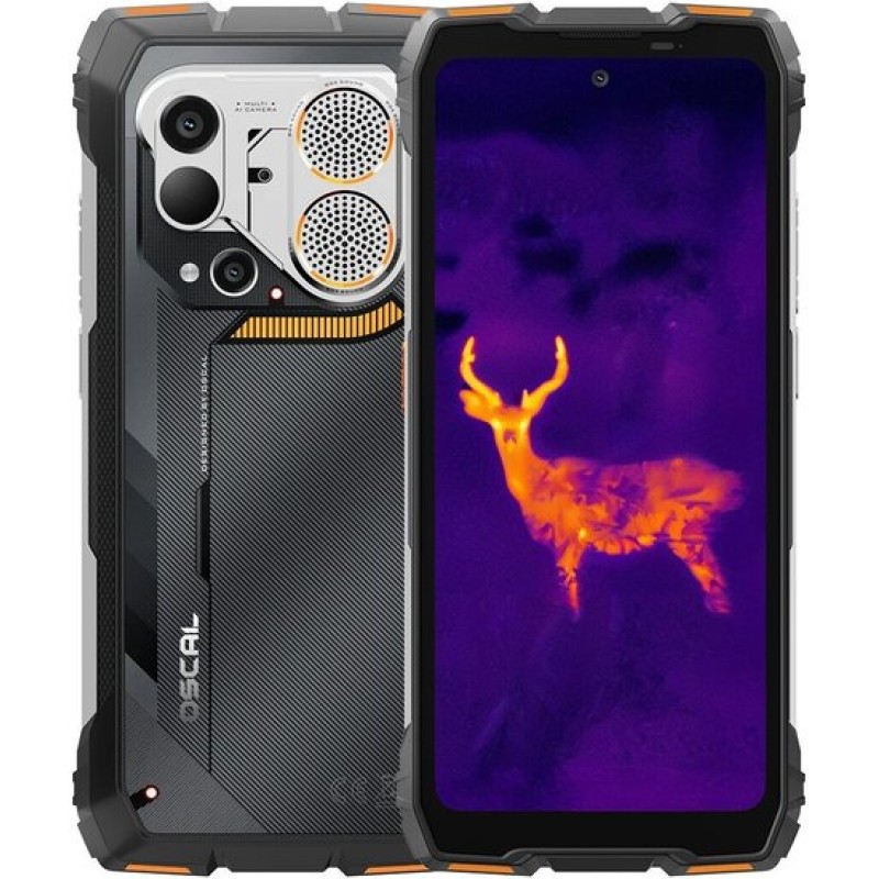 Oscal Pilot 6 12GB/256GB (черный/оранжевый)