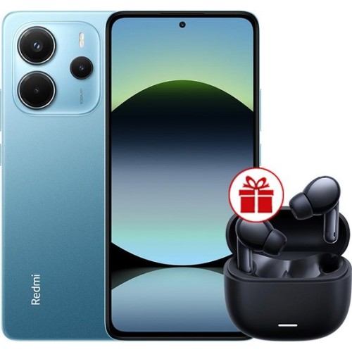 Xiaomi Redmi Note 14 8GB/256GB международная версия (синий) + наушники Xiaomi Redmi Buds 6 Lite (черный) по акции