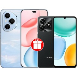 HONOR 400 Pro 12GB/256GB международная версия (голубой) и смартфон HONOR X5c Plus 4GB/128GB по акции