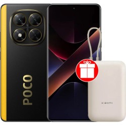 POCO X7 12GB/512GB международная версия (черный) + пауэрбанк Xiaomi Power Bank P15ZM 10000mAh (бежевый) по акции