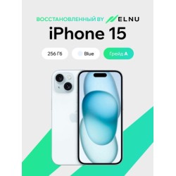 Apple iPhone 15 256GB воcстановленный by ELNU, грейд A (голубой)