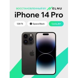 Apple iPhone 14 Pro 128GB воcстановленный by ELNU, грейд A+ (космический черный)