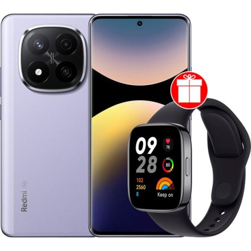 Xiaomi Redmi Note 14 Pro+ 5G 12GB/512GB международная версия (фиолетовый) + умные часы Xiaomi Redmi Watch 3 (черный) по акции Xiaomi Redmi Note 14 Pro+ 5G 12GB/512GB международная версия (фиолетовый) + умные часы Xiaomi Redmi Watch 3 (черный) по акции