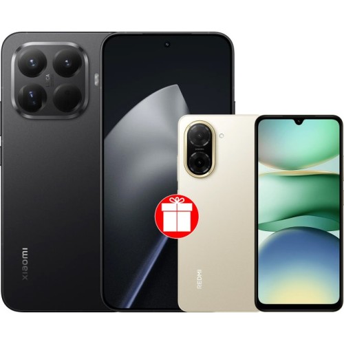 Xiaomi 15T Pro 12GB/256GB международная версия (черный) + Xiaomi Redmi A5 4GB/128GB (песочное золото) по акции
