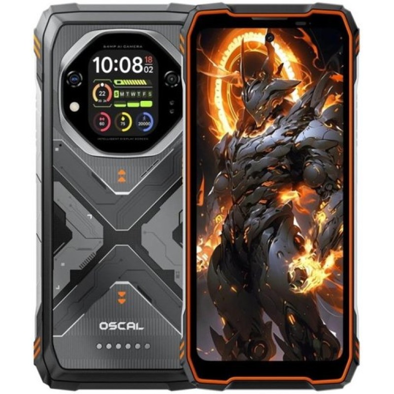 Oscal Tank 1 12GB/256GB (черный/оранжевый)