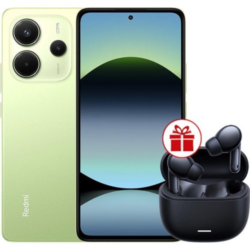 Xiaomi Redmi Note 14 6GB/128GB международная версия (зеленый) + наушники Xiaomi Redmi Buds 6 Lite (черный) по акции