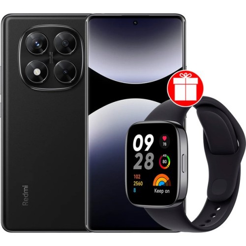 Xiaomi Redmi Note 14 Pro 8GB/256GB международная версия (черный) + умные часы Xiaomi Redmi Watch 3 (черный) по акции