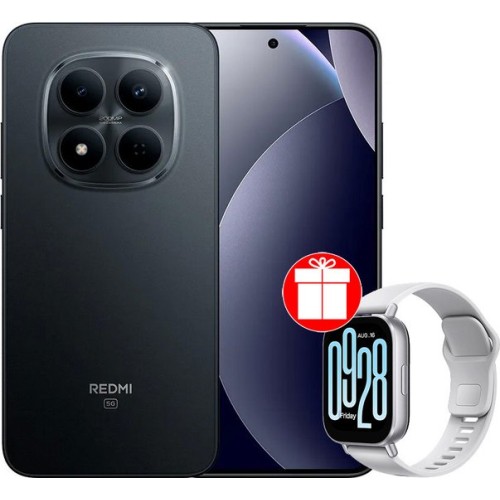 Xiaomi Redmi Note 15 Pro 5G 8GB/256GB международная версия (черный) + умные часы Xiaomi Redmi Watch 5 Active (серебристый) по акции