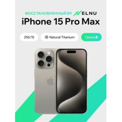 Apple iPhone 15 Pro Max 256GB воcстановленный by ELNU, грейд B (природный титан)