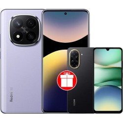 Xiaomi Redmi Note 14 Pro+ 5G 12GB/512GB международная версия (фиолетовый) + Xiaomi Redmi A5 3GB/64GB (полуночный черный) по акции