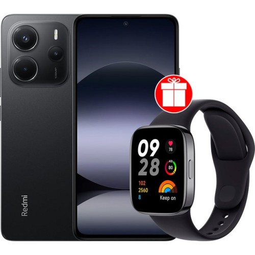 Xiaomi Redmi Note 14 8GB/128GB международная версия (черный) + умные часы Xiaomi Redmi Watch 3 (черный) по акции