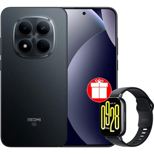 Xiaomi Redmi Note 15 Pro 5G 8GB/256GB международная версия (черный) + умные часы Xiaomi Redmi Watch 5 Active (черный) по акции