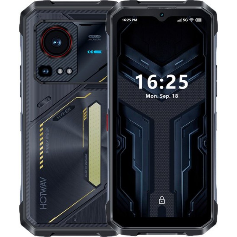 Hotwav Hyper 7S 4GB/256GB (черный/желтый)