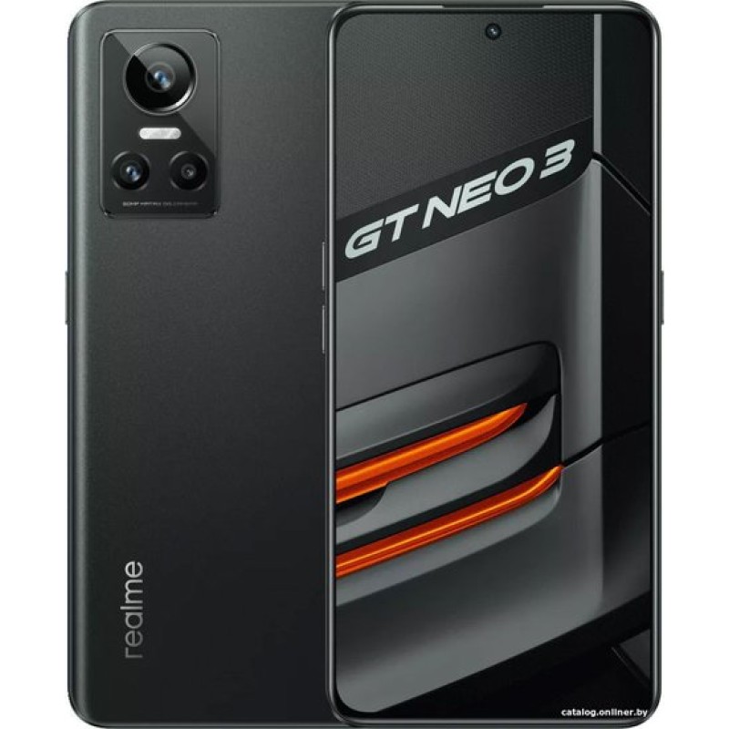 Realme GT Neo 3 80W 12GB/256GB индийская версия (черный)