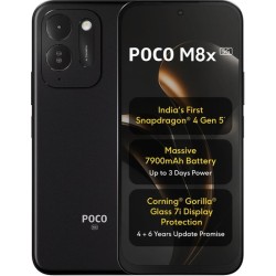 POCO M8x 5G 4GB/128GB индийская версия (черный)