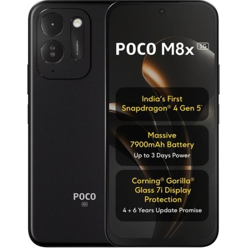 POCO M8x 5G 4GB/128GB индийская версия (черный)