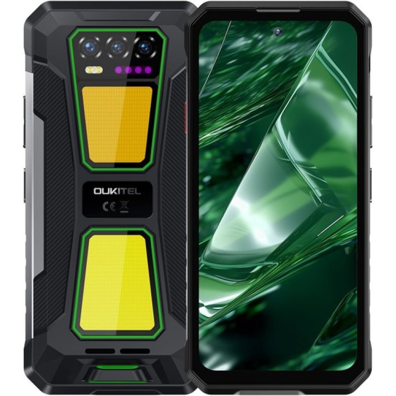 Oukitel WP58 Pro 8GB/128GB (черный/зеленый)
