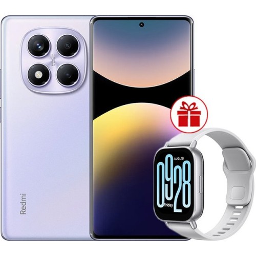 Xiaomi Redmi Note 14 Pro 12GB/512GB международная версия (фиолетовый) + умные часы Xiaomi Redmi Watch 5 Active (серебристый) по акции Xiaomi Redmi Note 14 Pro 12GB/512GB международная версия (фиолетовый) + умные часы Xiaomi Redmi Watch 5 Active (серебристый) по акции
