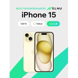 Apple iPhone 15 128GB воcстановленный by ELNU, грейд B (желтый)