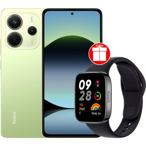 Xiaomi Redmi Note 14 6GB/128GB международная версия (зеленый) + умные часы Xiaomi Redmi Watch 3 (черный) по акции