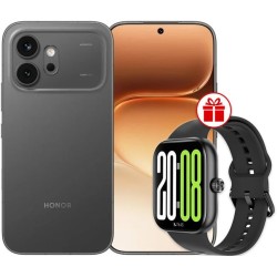 HONOR 600 Dual SIM 12GB/256GB международная версия (черный) + умные часы HONOR Choice InFoWear Watch 2 Pro по акции