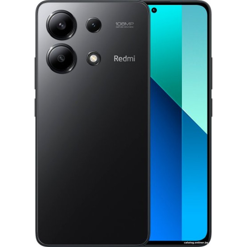 Xiaomi Redmi Note 13 6GB/128GB без NFC международная версия (полуночный черный)