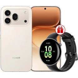 HONOR 600 Pro Dual SIM 12GB/256GB международная версия (бежевый) + умные часы HONOR Watch Fit по акции