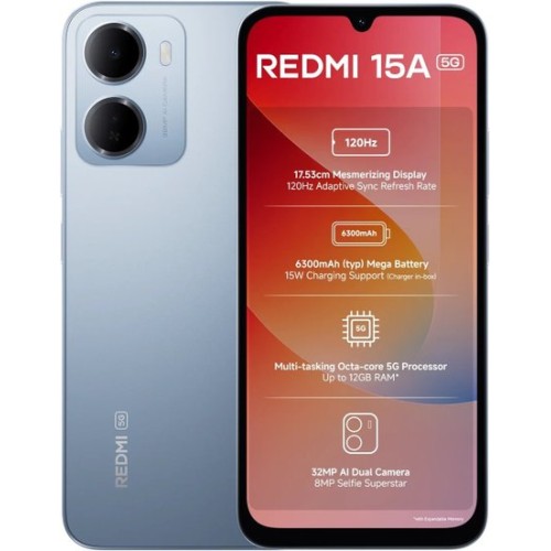 Xiaomi Redmi 15A 5G 4GB/64GB международная версия (синий) Xiaomi Redmi 15A 5G 4GB/64GB международная версия (синий)