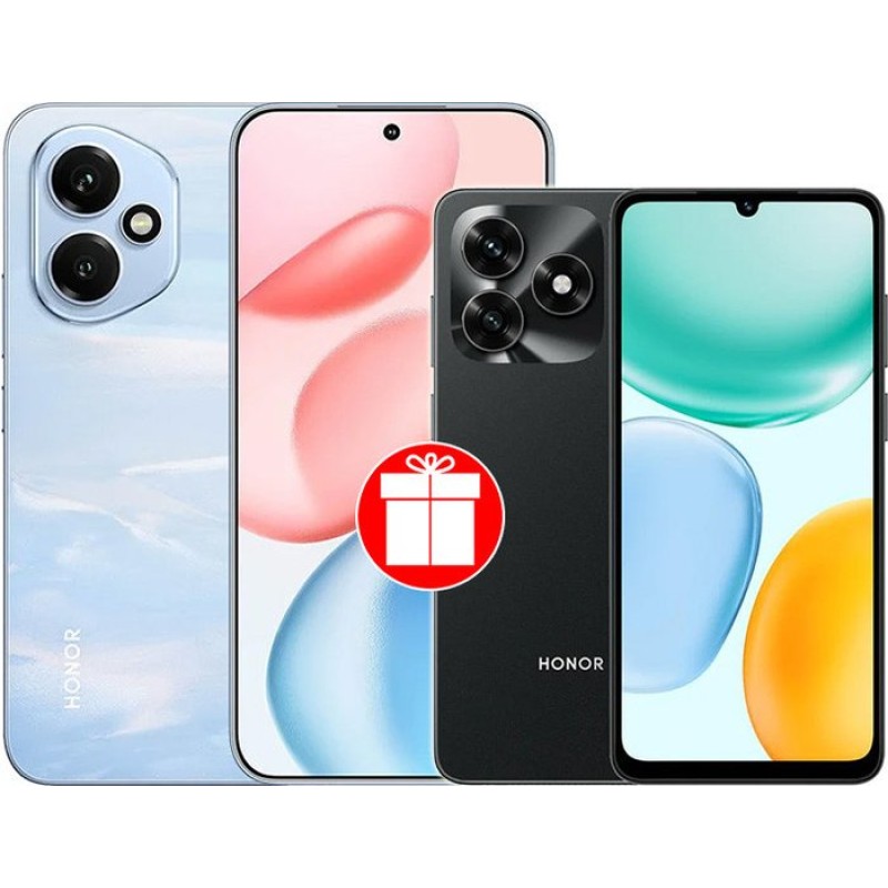 HONOR 400 12GB/256GB международная версия (голубой) и смартфон HONOR X5c Plus 4GB/128GB по акции