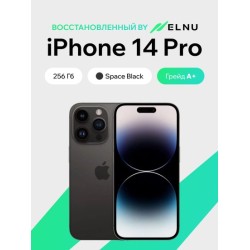 Apple iPhone 14 Pro 256GB воcстановленный by ELNU, грейд A+ (космический черный)