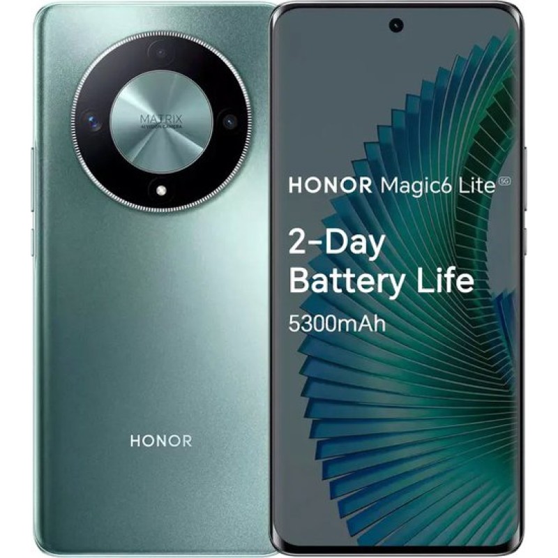 HONOR Magic6 Lite 8GB/256GB европейская версия (изумрудный зеленый)