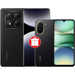 Xiaomi Redmi Note 14 Pro 5G 12GB/256GB международная версия (черный) + смартфон Xiaomi Redmi A5 3GB/64GB (полуночный черный) по акции