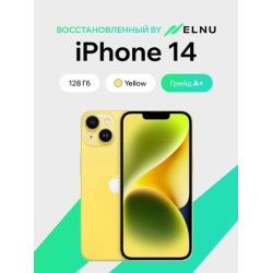 Apple iPhone 14 128GB воcстановленный by ELNU, грейд A+ (желтый)